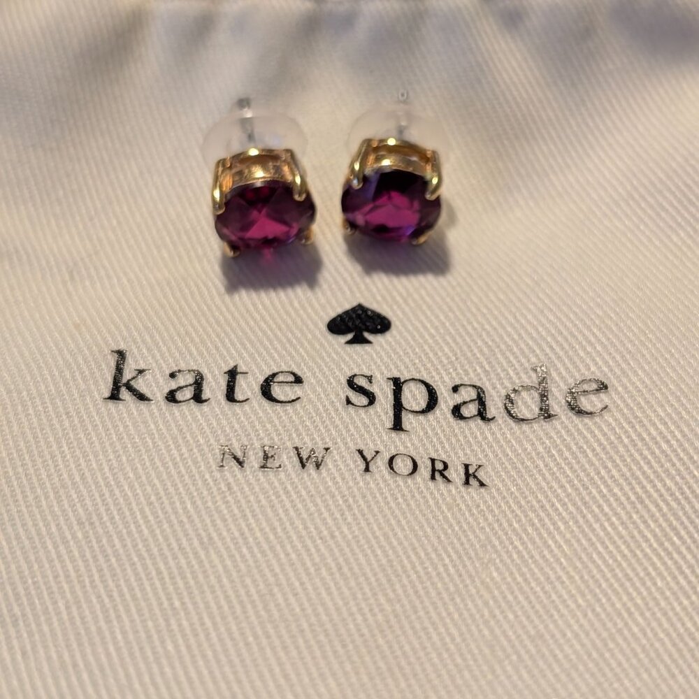 Kate Spade ️ Fuchsia Gumdrop Stud Earrings